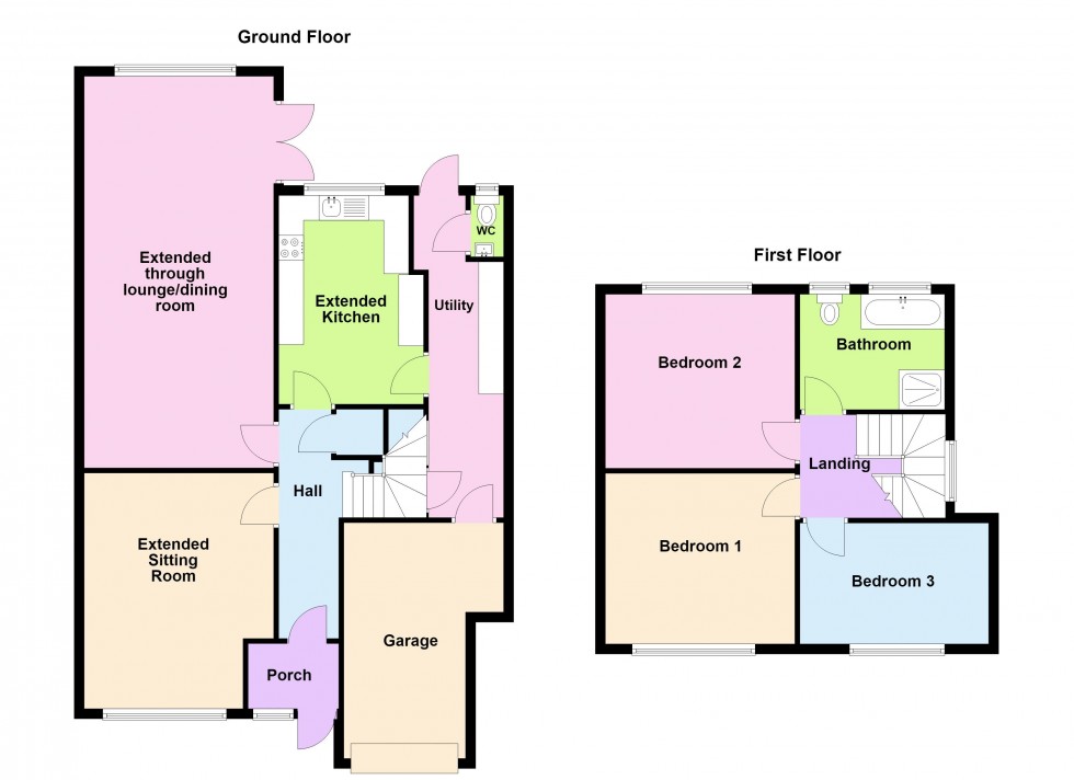 Floorplan for Calthorpe Road, Walsall
