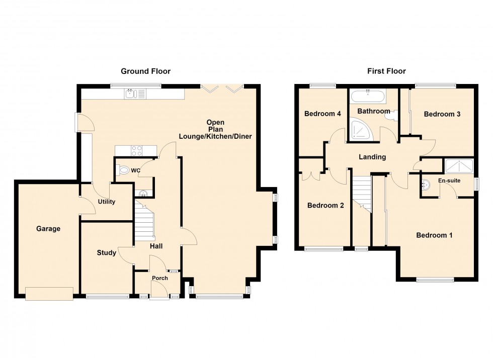 Floorplan for Excelsior Grove, Pelsall