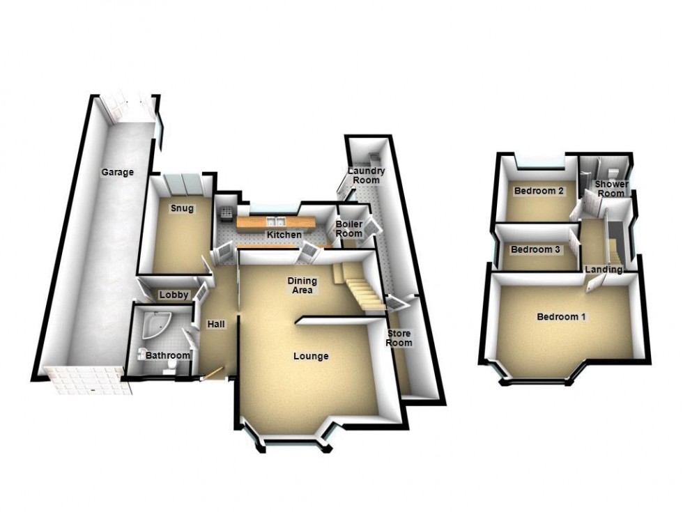 Floorplan for Scott Road, Walsall
