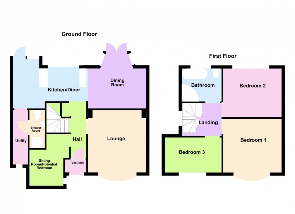 Floorplan for Calthorpe Road, Walsall
