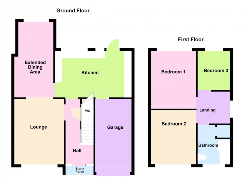 Floorplan for Argyle Road, Walsall